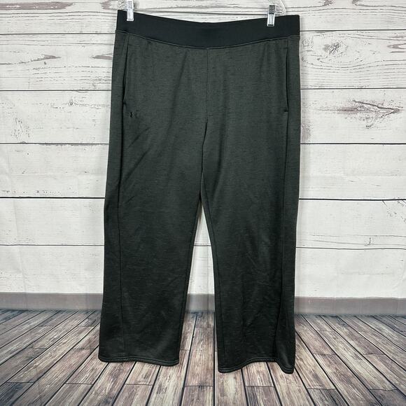 Under Armour Womens Sweatpants Size XL Black Pockets Cold Gear - Picture 1 of 14